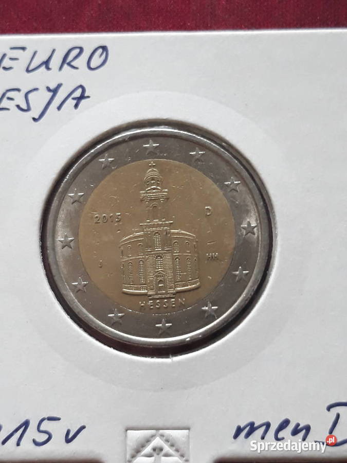 2 Euro Niemcy 2015 r Hesja men D Konin