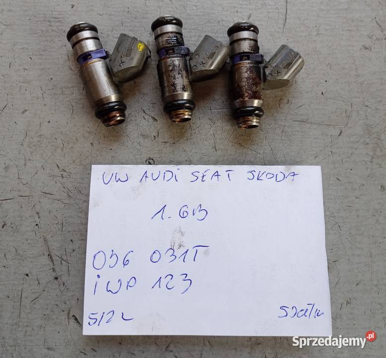 Sprawdzony wtryskiwacz VW Seat Skoda 16B 036031T Suchedniów