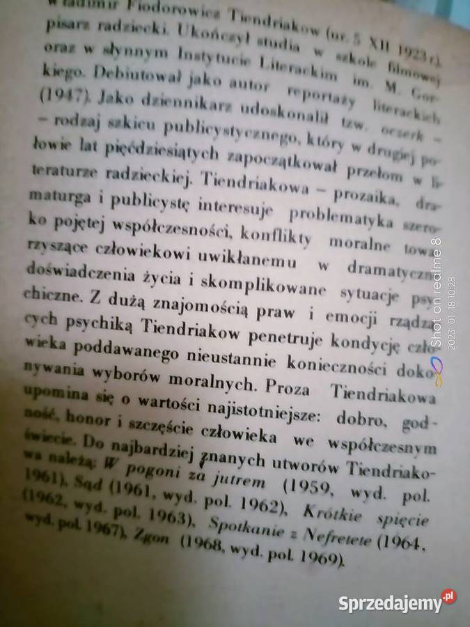 Trójka siódemka as książki Warszawa księgarnia Proza i poezja mazowieckie