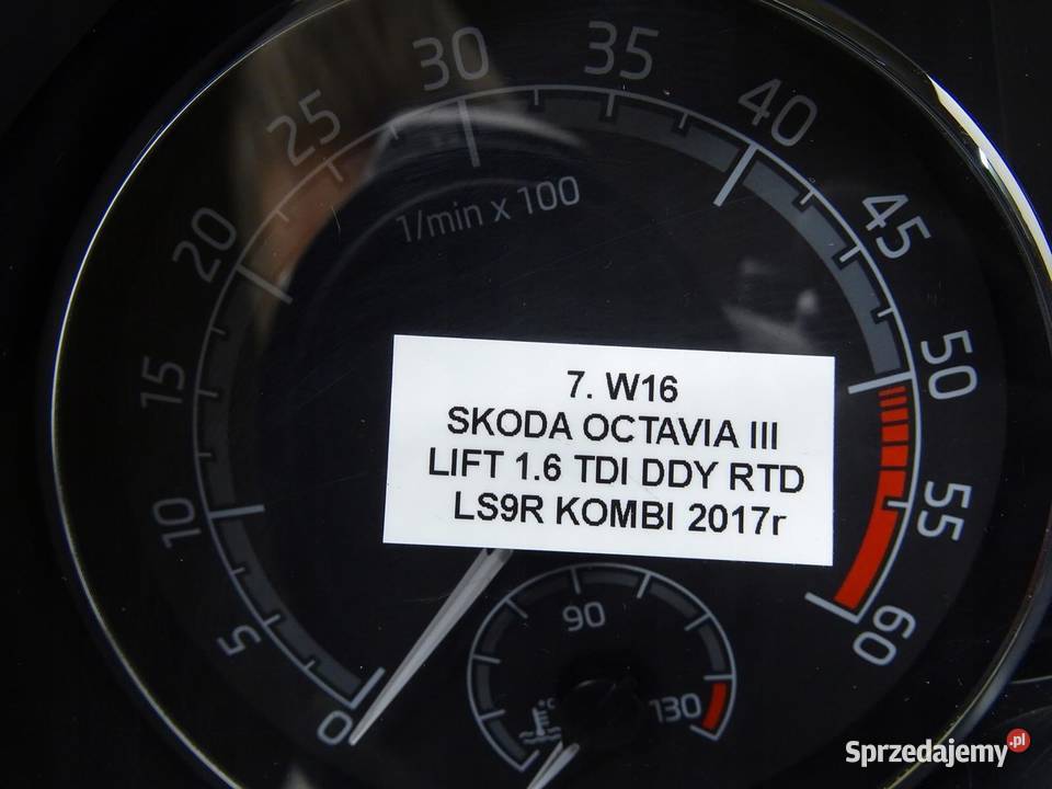 LICZNIK ZEGARY SKODA OCTAVIA III LIFT 16 TDI sprzedam