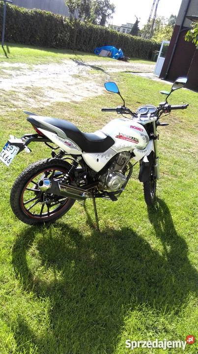 Sprzedam niesamowity motocykl Romet Z 175 2014 biały Romet Romet Nowa Brzeźnica