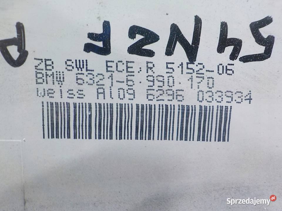 BMW X3 E83 30 B 04r 5D lampa prawa tyl osobowe mazowieckie Suków