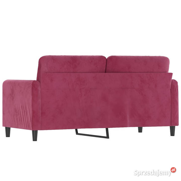Sofa 2osobowa winna czerwień 140 tapicerowana Warszawa