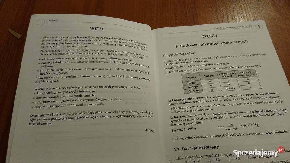 Chemia zbiór zadań liceum podstawowy i chemia Gdańsk