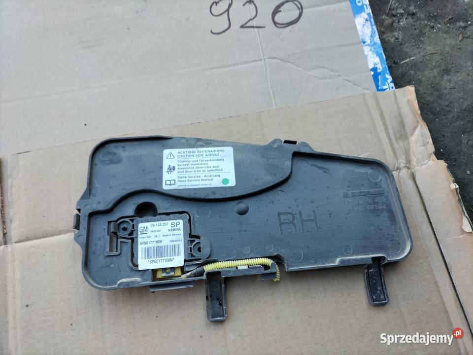 OPEL ASTRA G CZUJNIK UDERZENIA DRZWI PRAWY Kamień-Kolonia