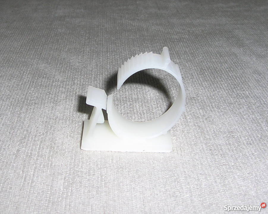 uchwyt kabli samoprzylepny biały 22265mm 10 Wyszków