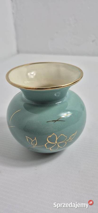 Komplet Wazonów Aurnbacher Majolika Vintage Biłgoraj