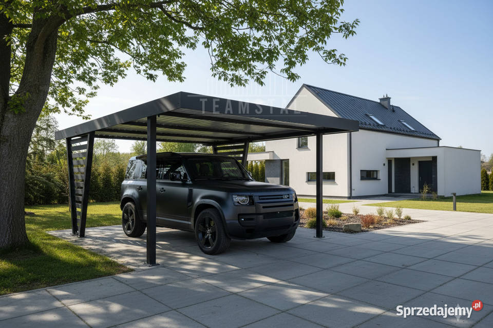 Carport V PREMIUM 4x45m Wypełnienie panelami Sprzedaż Ostróda
