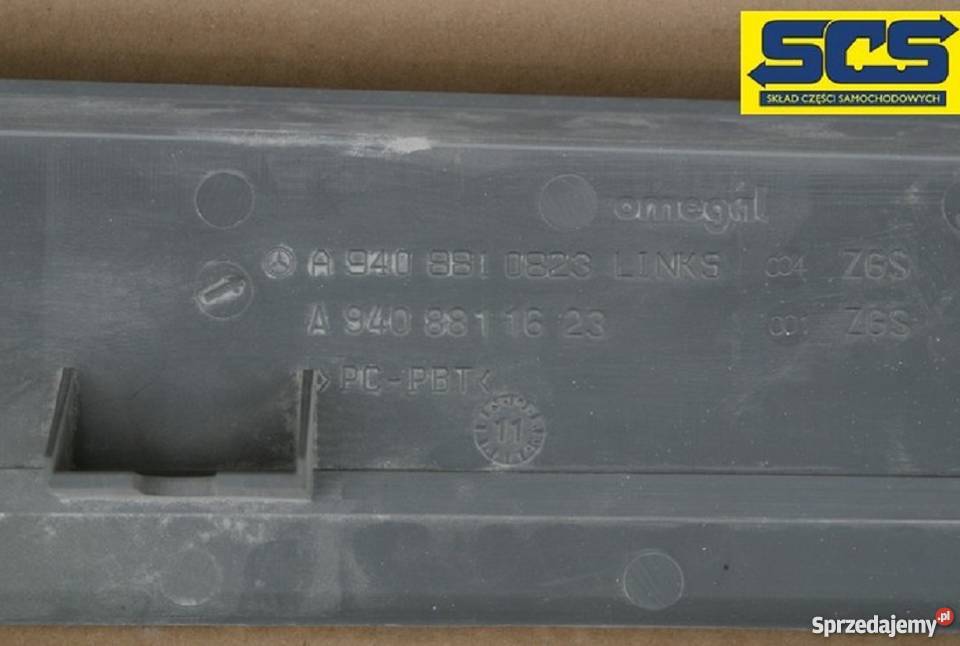 MERCEDES AXOR ZAKOŃCZENIE KABINY LEWE 9408811623