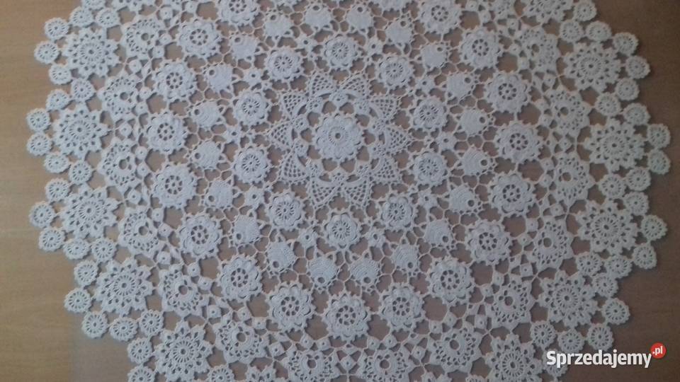 serweta okrągłarękodzieło Skoczów