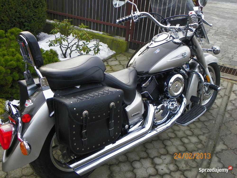 YAMAHA DRAG STAR V STAR 1100 SILVERADO ORGINALNY sprowadzony
