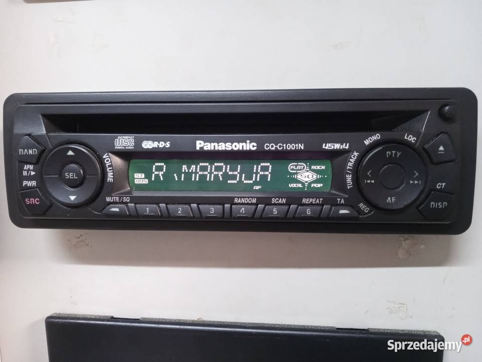 PANASONIC CQC1001N CD Radio Samochodowe ładny Łódź