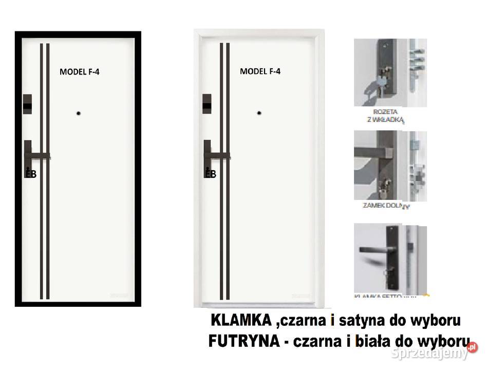Drzwi zewnętrzne do mieszkania w bloku wejściowe Drzwi zewnętrzne
