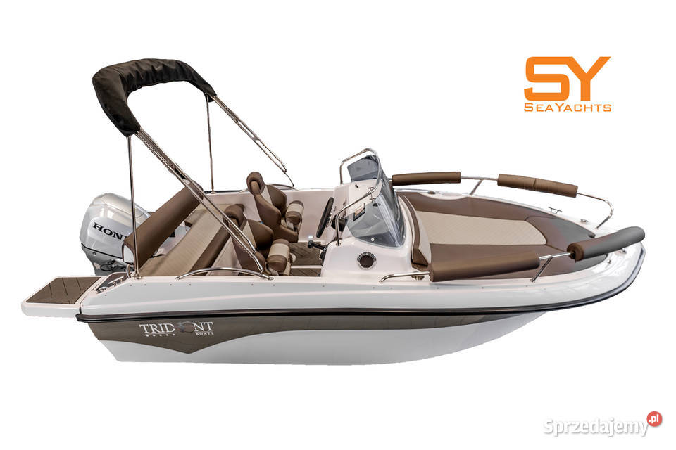 ŁÓDZ MOTOROWA TRIDENT 530 SUNDECK KABINOWA z Łodzie i motorówki Wrocław