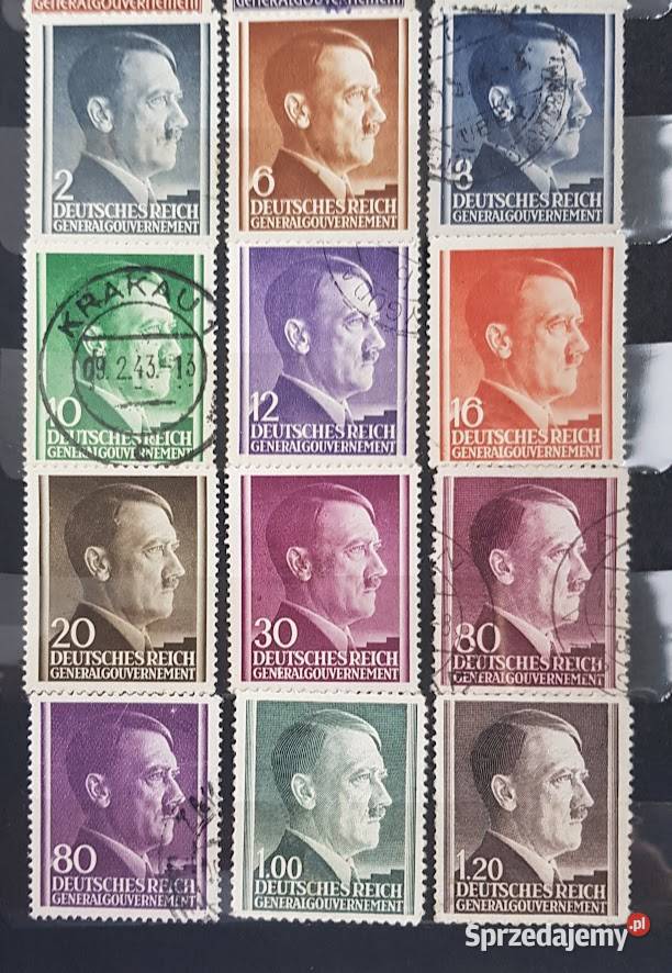 Znaczki pocztowe Generalna Gubernia 3 Zielona Góra sprzedam