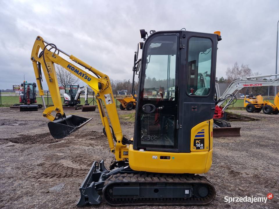 Minikoparka Komatsu PC 16R 2018r 1800mtg nie