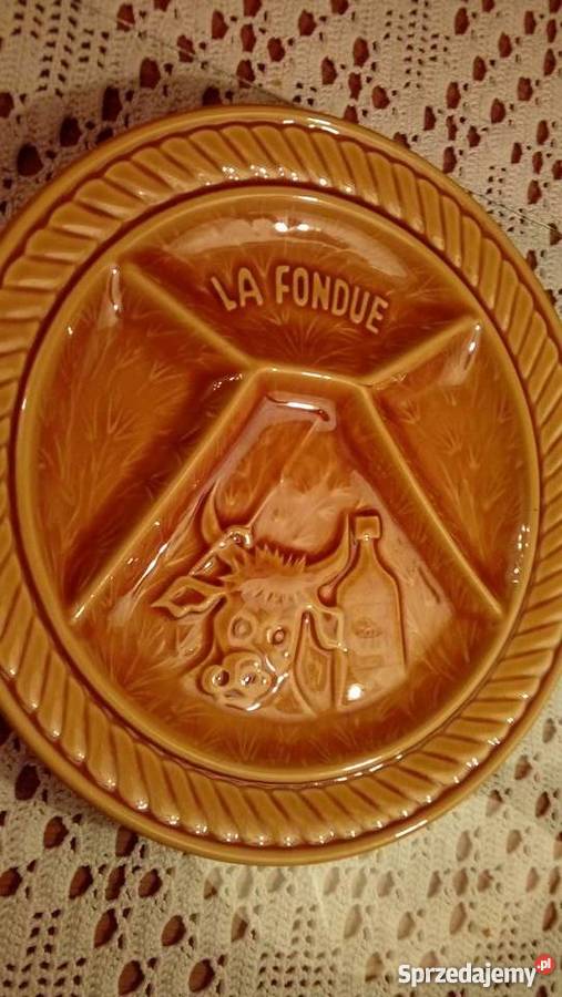 Talerz czterodzielny sygnowany LA FONDUE prod