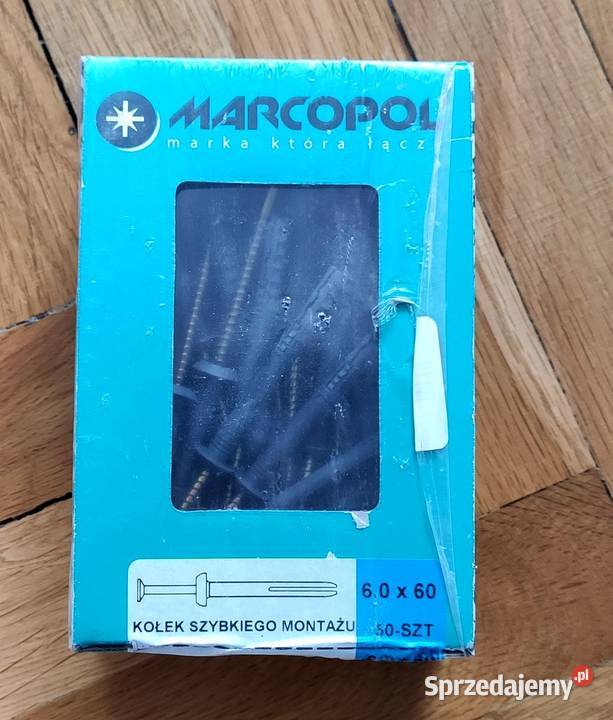 Kołki szybkiego montażu 6x60 z grzybkiem Tuchola