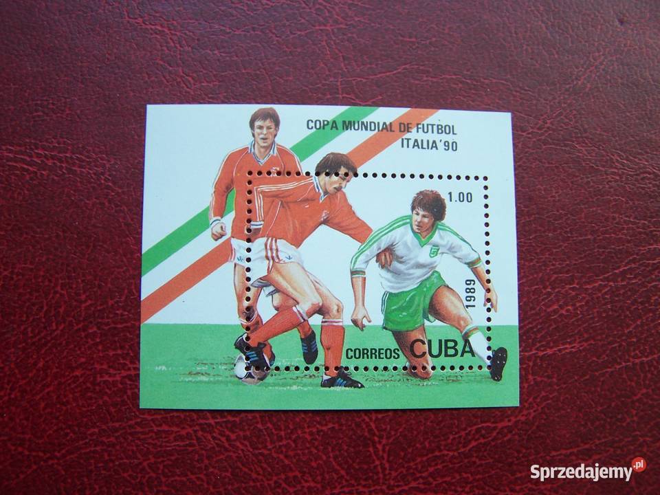 Kuba 1989 MNH Mi 327176 Sport Piłka nożna MŚ Tychy
