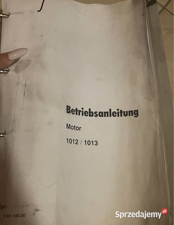 Instrukcja obsługi silnik 1012 1013