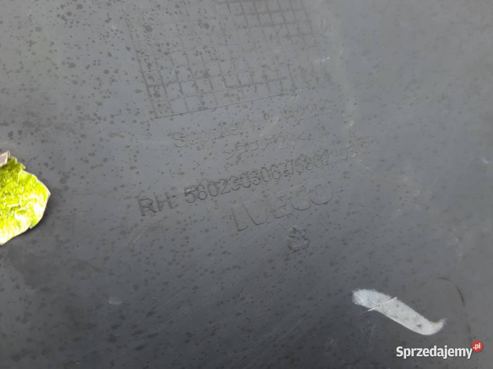 IVECO XWAY NAROŻNIK ZDERZAKA PRAWY 5802303068 zderzaki Trzciel