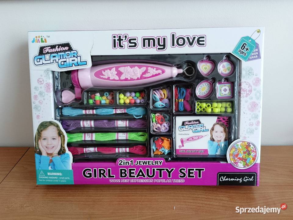 Zestaw do robienia biżuterii dziewczynki 6 Girl 6 lat+ Gdynia