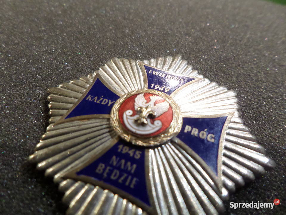 Harcerski Konspiracyjny Złoty Krzyż z Gwiazdą Poznań