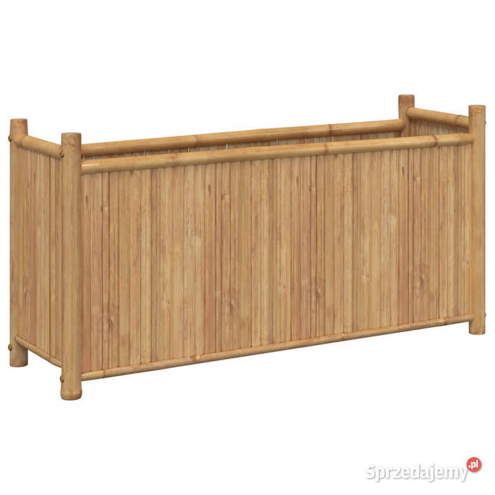 Donica 100x30x50 bambusowa WM366463 Warszawa