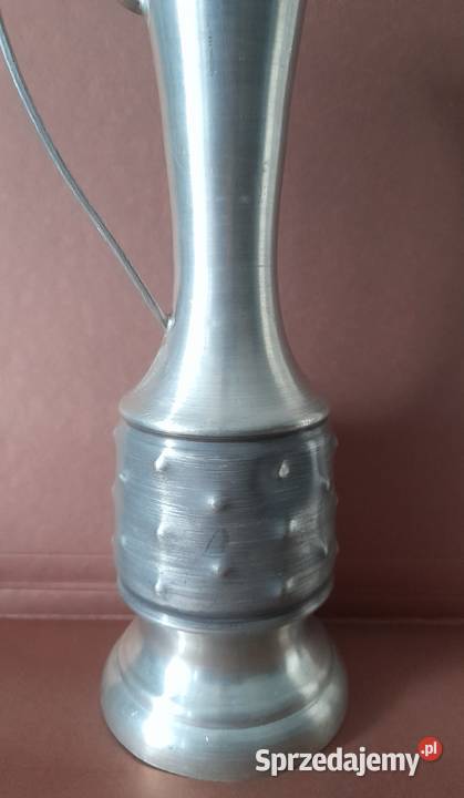 Vintage Norweski Dekoracyjny Dzbanek z Cyny Hand Gdańsk