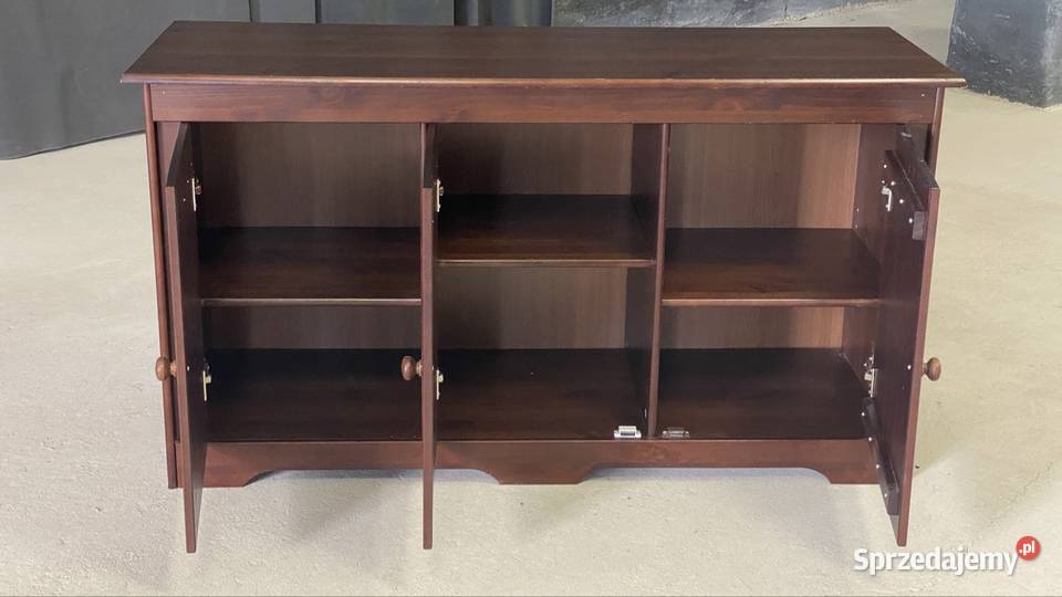 Drewniana komoda szafka rustykalna Budno