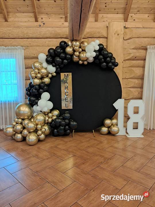 Ścianki balonowedekoracje stołówfontanna Kalisz