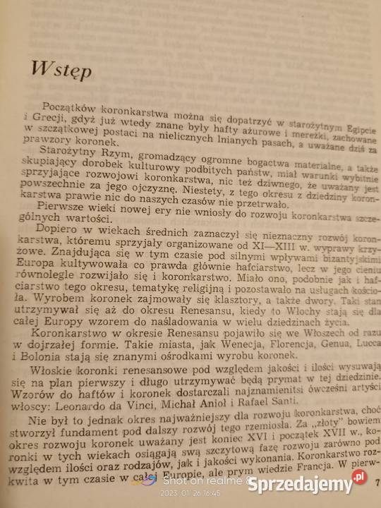 Koronkarstwo Steczek książki Warszawa księgarnia sprzedam