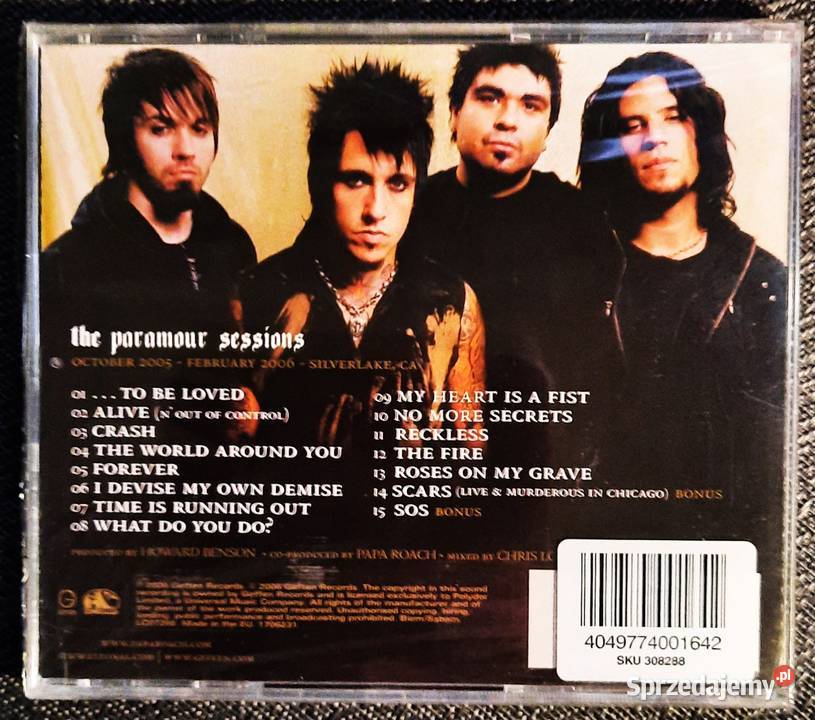 Album CD PAPA ROACH The Paramour E Limitowana rock Katowice