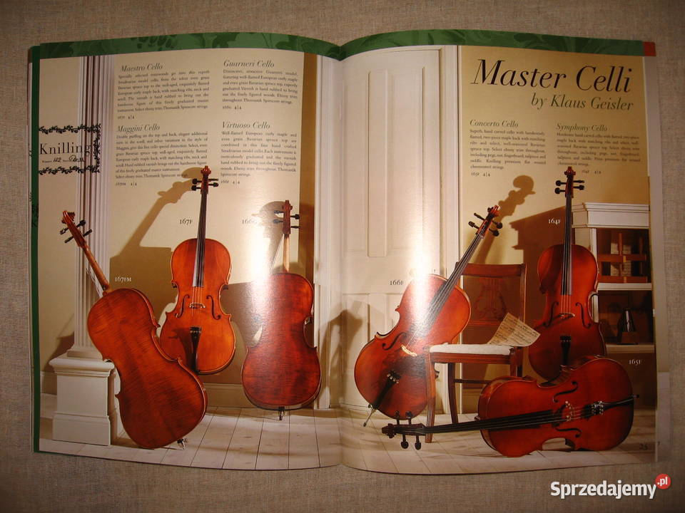 Knilling 2001 String Instruments catalog katalog pomorskie