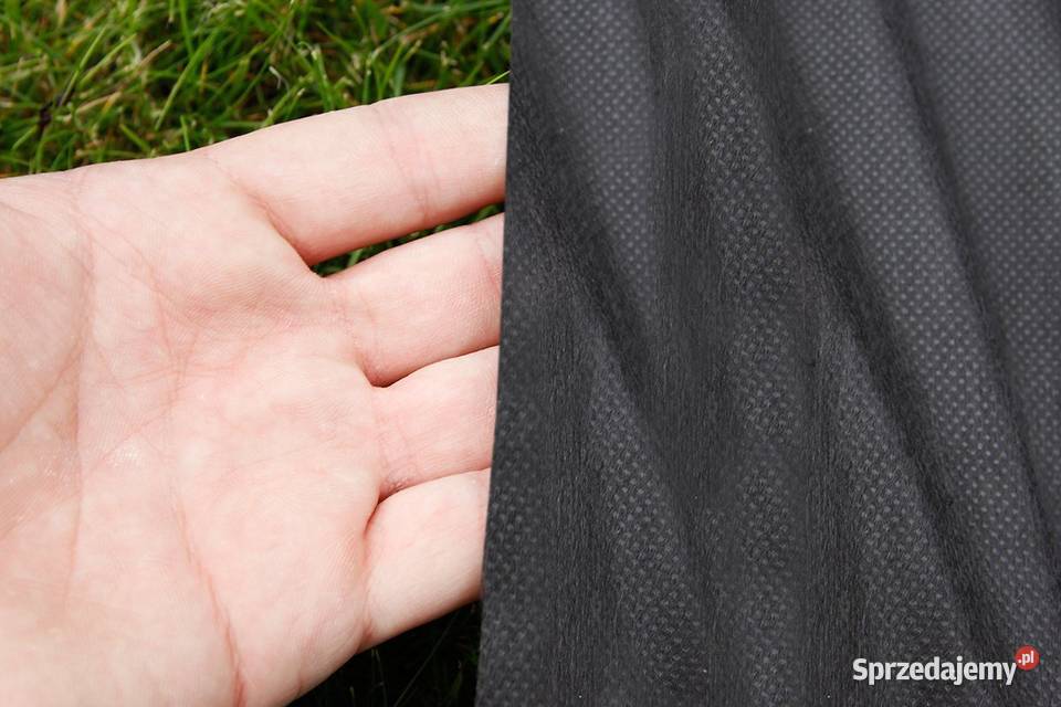 CZARNA AGROWLOKNINA na chwasty 08x100m 50g TANIO Cieśle