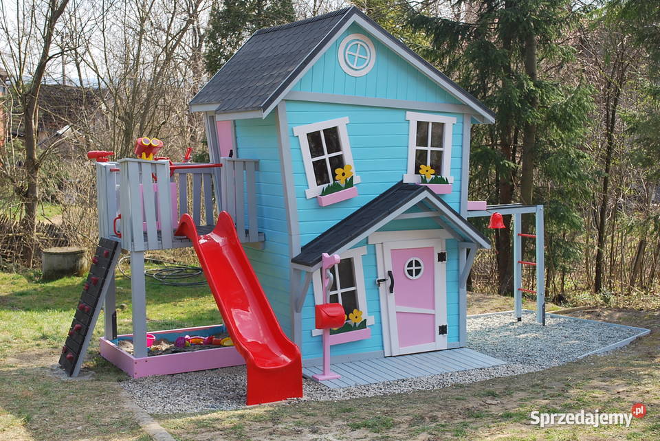 Plac zabaw PZ13 dzieci domek drewniany Przemyśl