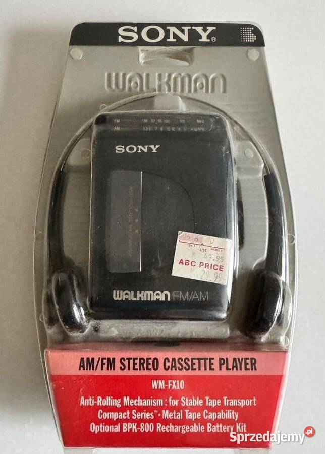 Odtwarzacz kasetowy Sony WMFX10 1990 mazowieckie