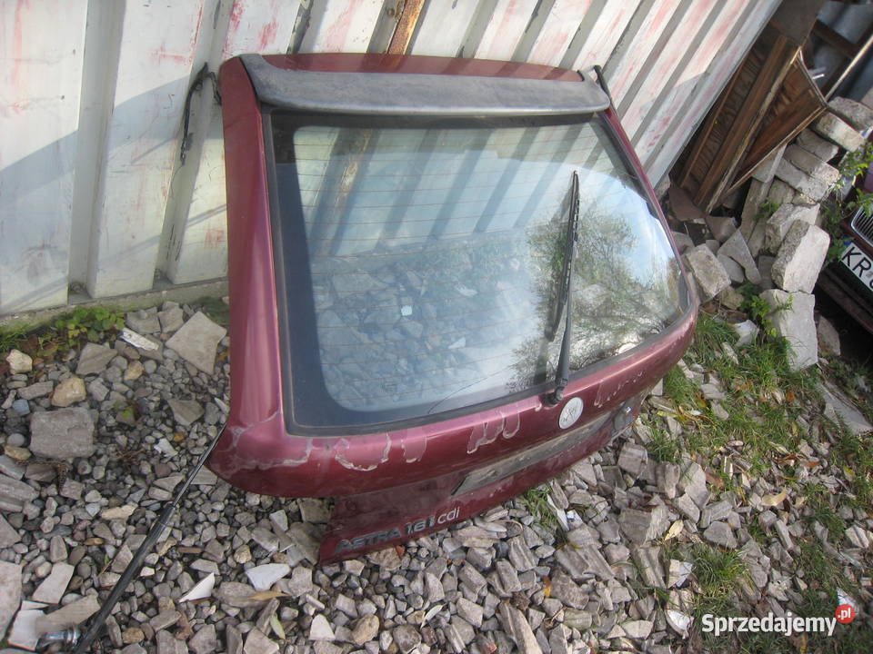 Klapa tylna tył Opel Astra F hatchback 9102 małopolskie Kraków