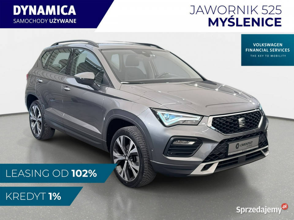 Seat Ateca VAT 23 Style 15TSI 150 DSG 2024 r kamera cofania Samochody osobowe Myślenice