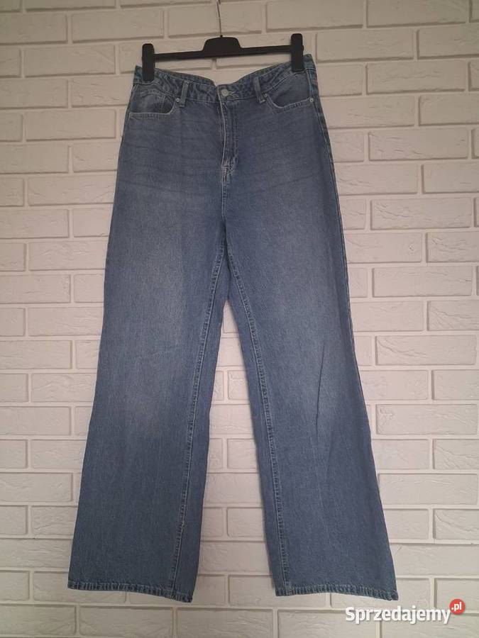 Spodnie szerokie jeansowe