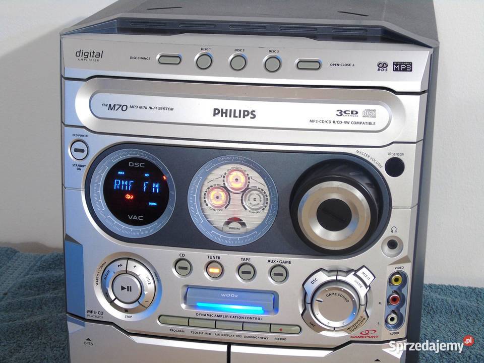 Wieża Philips FWM70 CD AUX RDS magnetofon Jasło