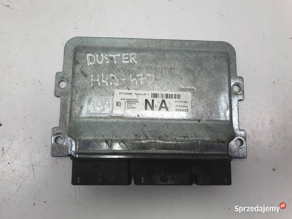 Dacia Duster II 10 TCe STEROWNIK SILNIKA Komputery lubelskie Rudka