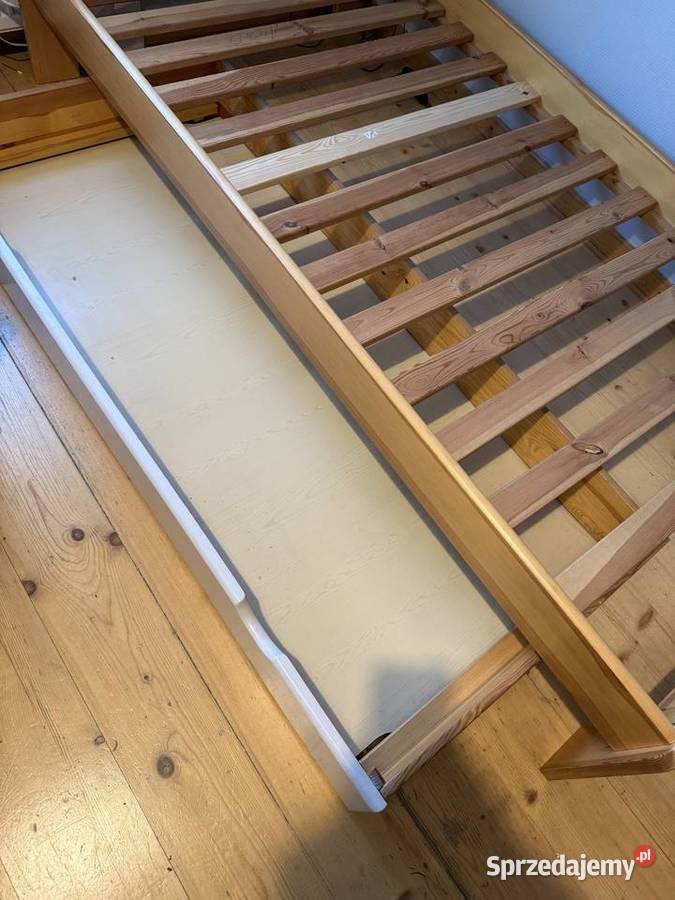 Łóżko drewniane 100x200 z szufladą Lublin