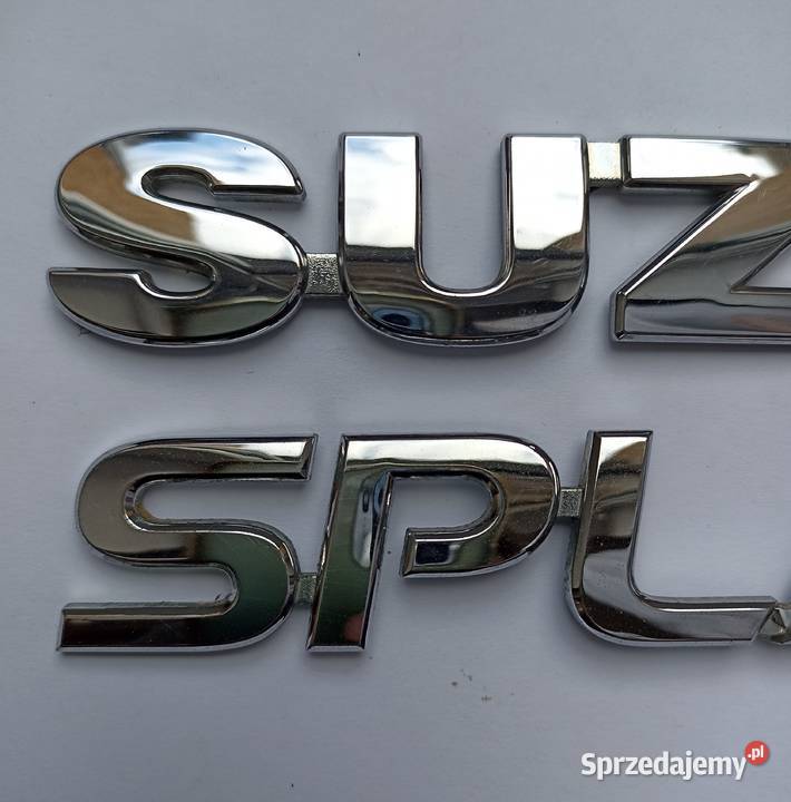 Napis emblemat Suzuki Splash kujawsko-pomorskie Lipno