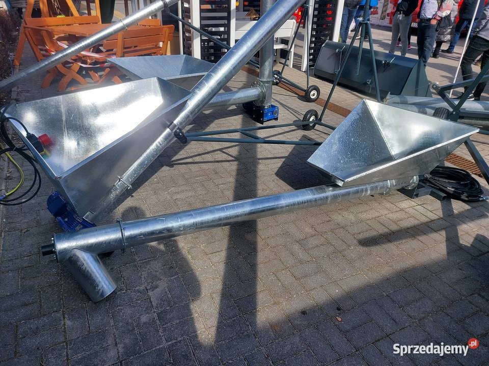 Przenośnik ślimakowy pionowe skośne Żmijka Mroczków Duży