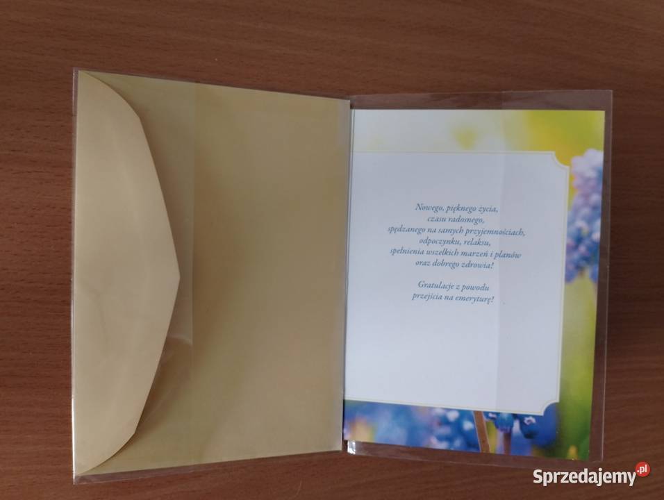 Kartka okolicznościowa z okazji przejścia na Oborniki