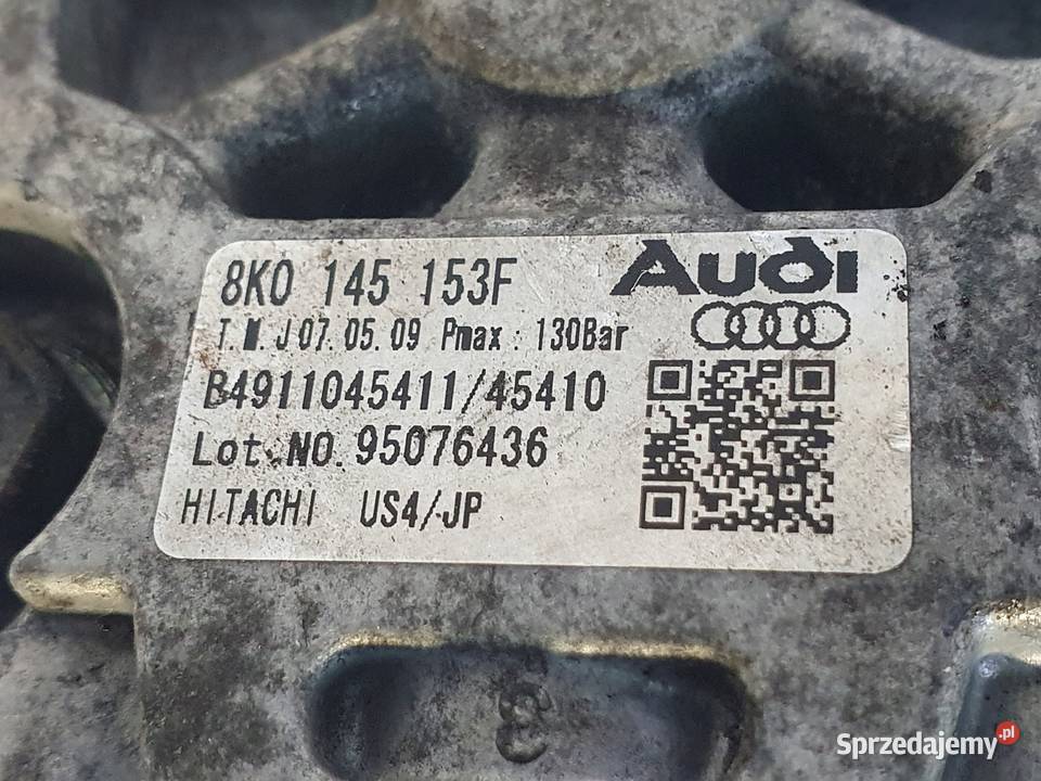 POMPA WSPOMAGANIA Audi A5 8T 20 TFSI 8K0145153F lubelskie sprzedam