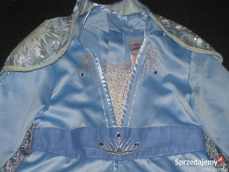 Strój kostium przebranie ELSA KRAINA LODU 2