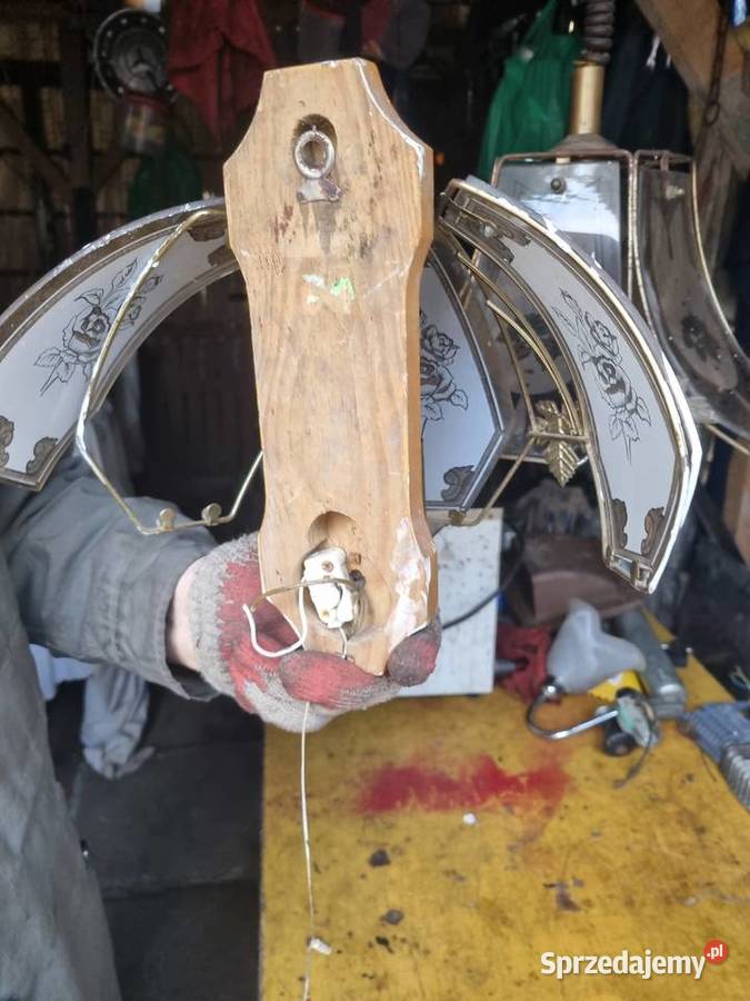 Żyrandol I kinkiety mazowieckie Mszczonów