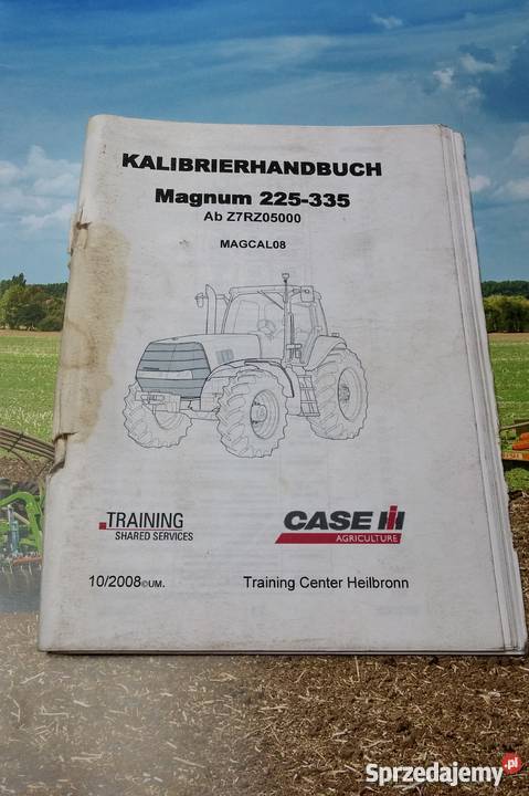 Instrukcja CASE IH Kalibrierhandbuch Magnum Szamotuły